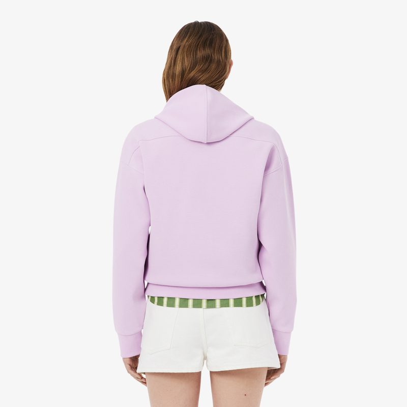 Женский эластичный свитшот Lacoste из смеси органического хлопка 2