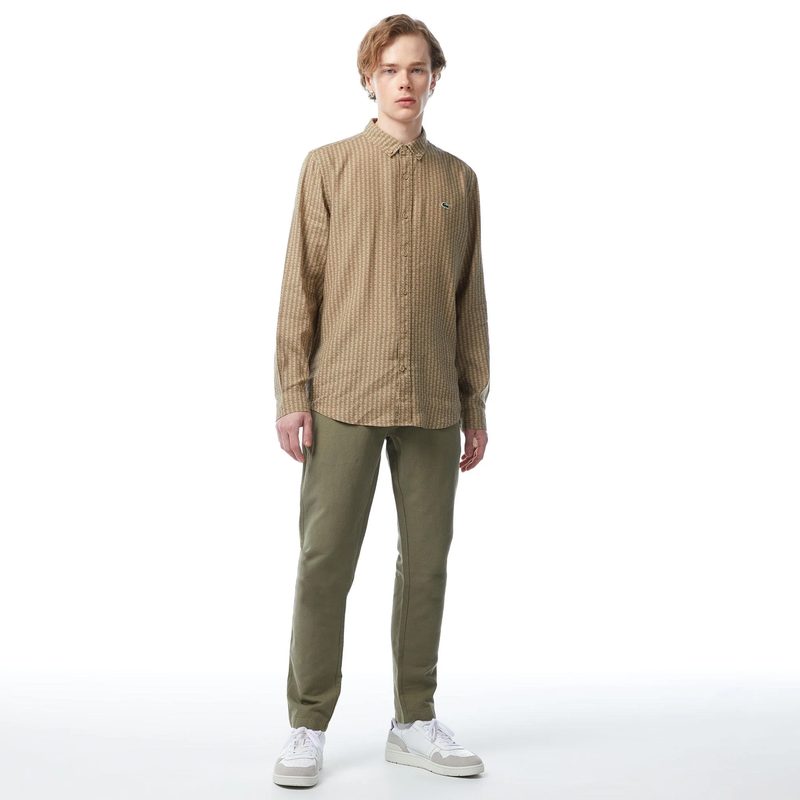 Мужские брюки Lacoste стандартного кроя из смеси льна