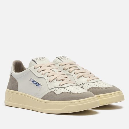 Женские кроссовки Autry Medalist Low Soft Leather/Suede, цвет белый