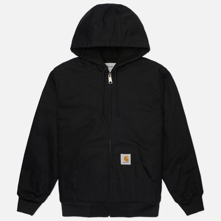 Мужская демисезонная куртка Carhartt WIP Active, цвет чёрный