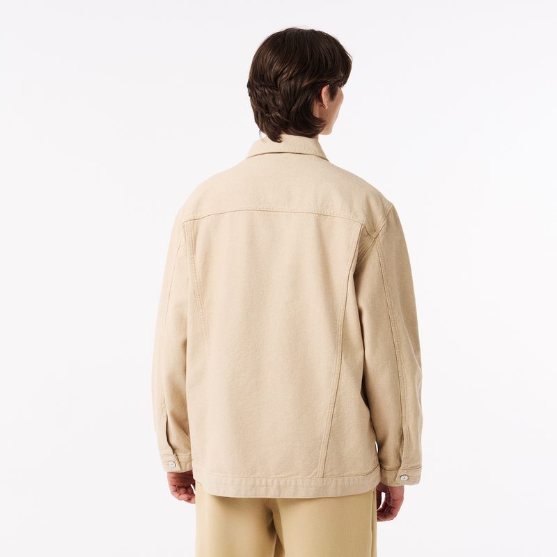 Мужская лёгкая куртка Lacoste из хлопка 2
