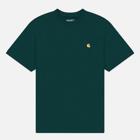 Мужская футболка Carhartt WIP Chase, цвет зелёный