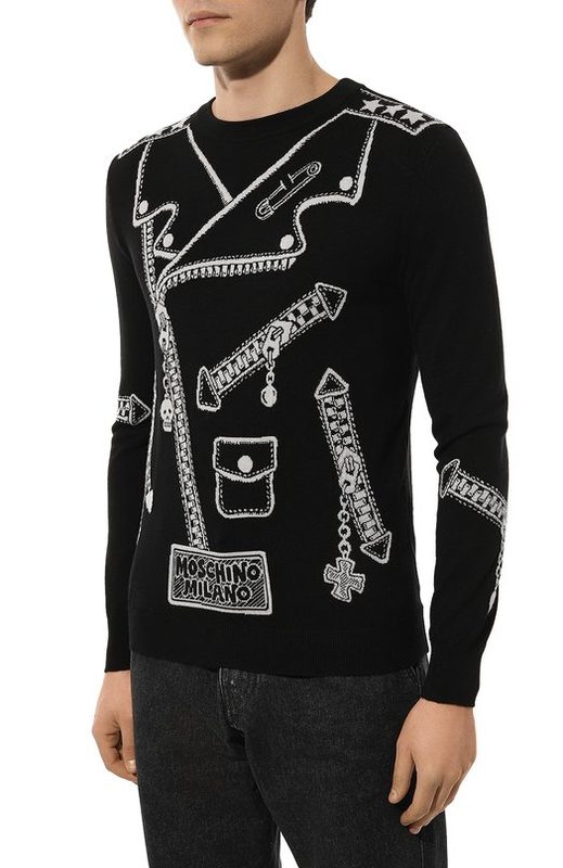 Шерстяной джемпер Moschino 3