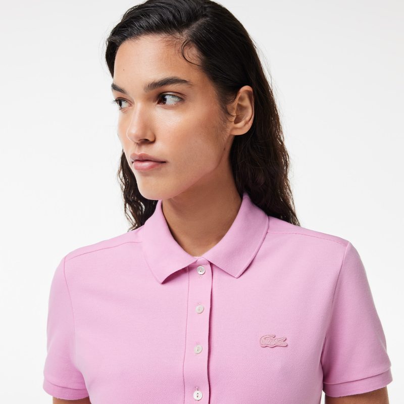 Женское платье-поло Lacoste приталенного кроя 3