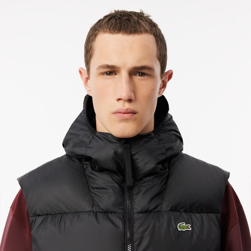 Мужской влагоотталкивающий жилет Lacoste с капюшоном 3