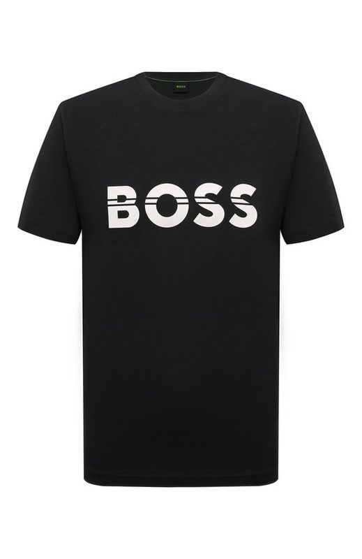 Хлопковая футболка BOSS Green