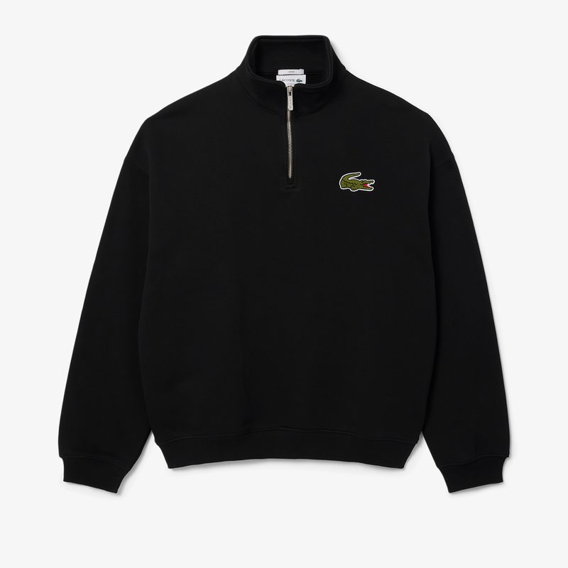 Толстовка Lacoste унисекс с молнией и высоким воротом 5