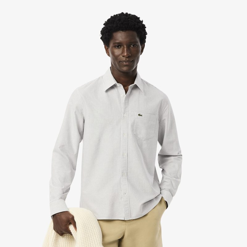 Мужская хлопковая рубашка Lacoste