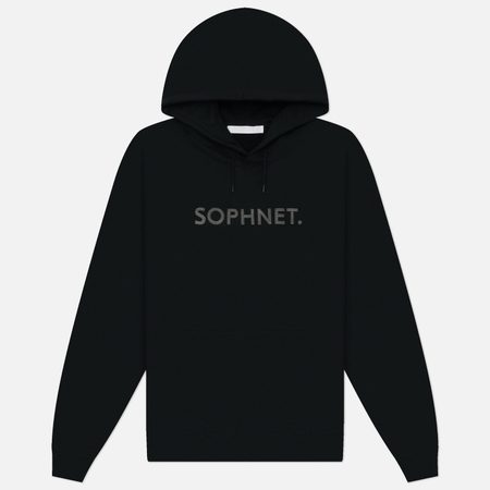 Мужская толстовка SOPHNET. Logo Patch Hoodie, цвет чёрный