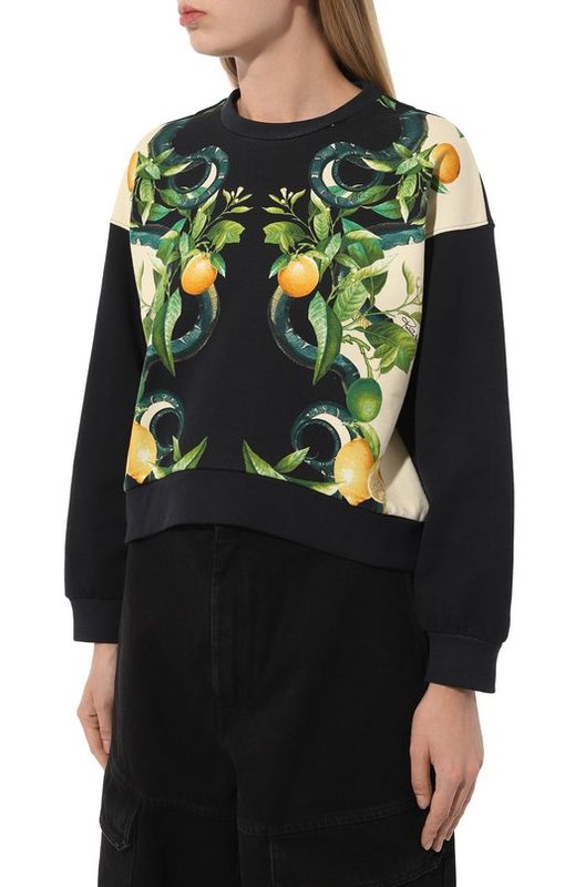 Хлопковый свитшот Roberto Cavalli 3