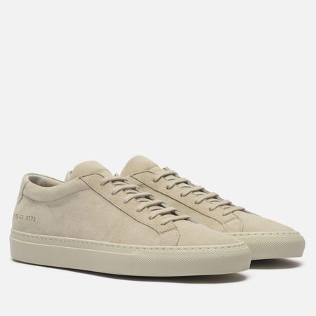 Мужские кроссовки Common Projects Achilles Premium Suede, цвет серый