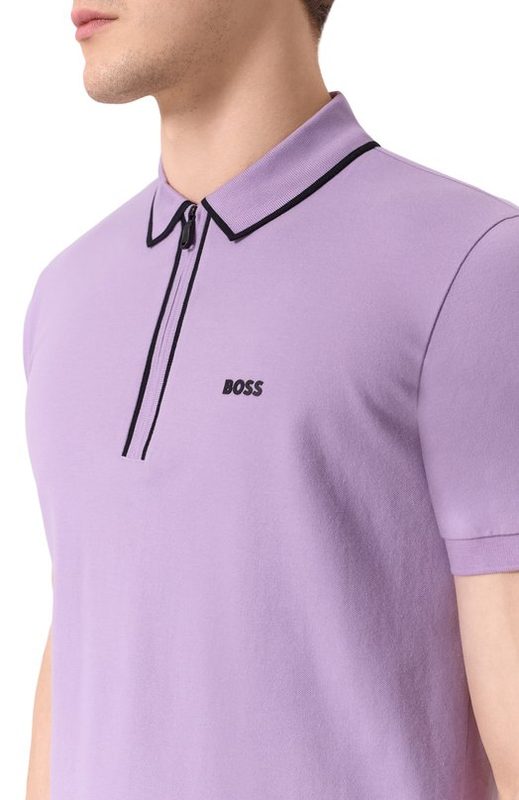 Хлопковое поло BOSS Green 5