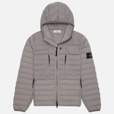Мужской пуховик Stone Island Seamless Tunnel Stretch Nylon Down-TC, цвет серый