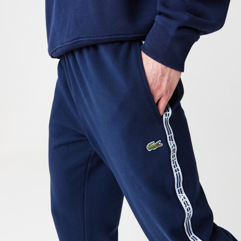 Мужские спортивные брюки Lacoste в полоску 4