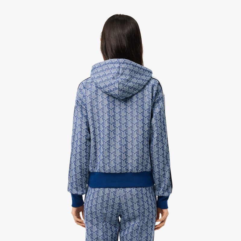 Женская жаккардовая толстовка Lacoste 2