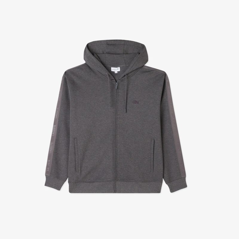 Мужской хлопковый свитшот Lacoste свободного кроя 4