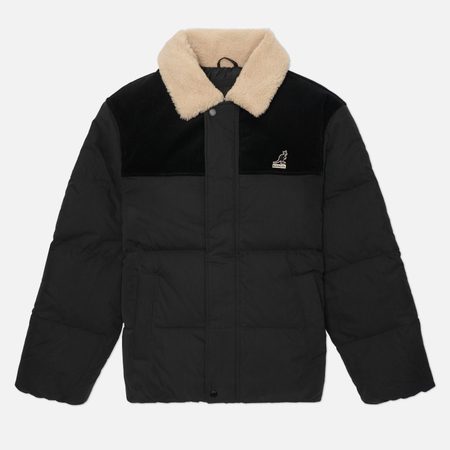 Мужской пуховик Kangol Shearling Collar Down, цвет чёрный