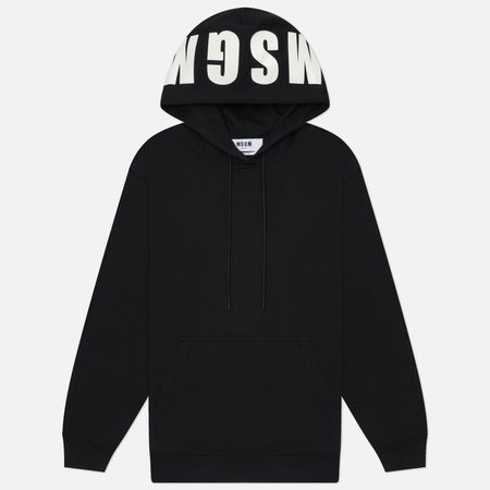 Женская толстовка MSGM MSGM Maxilogo Hoodie, цвет чёрный