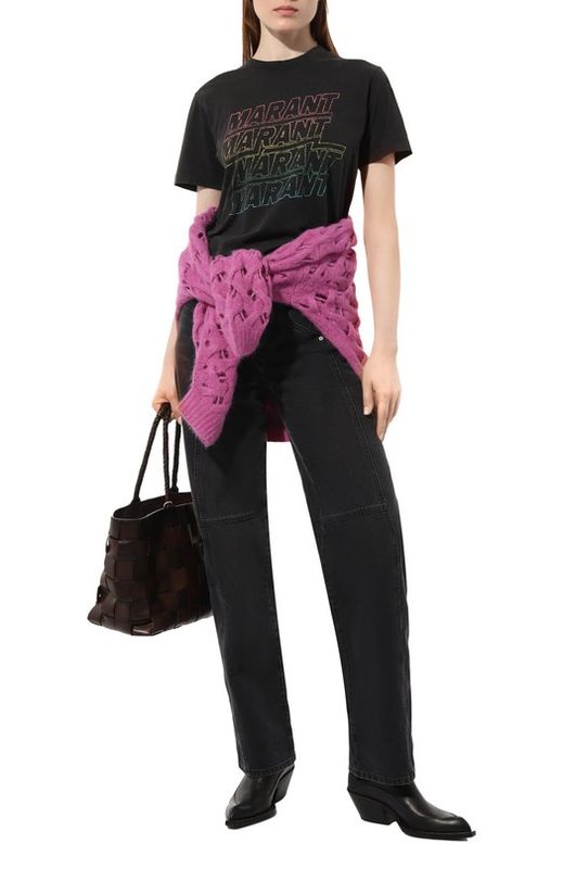 Хлопковая футболка Isabel Marant Etoile 2