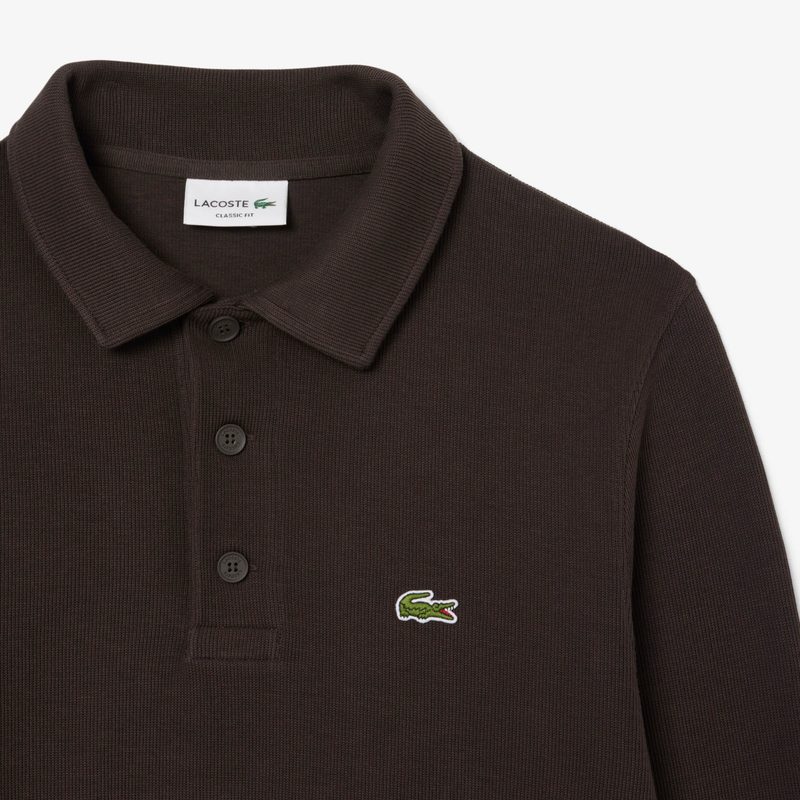 Мужская толстовка Lacoste с воротником-поло из хлопка 5