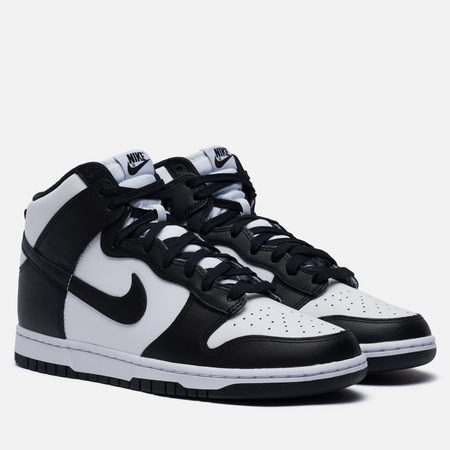 Кроссовки Nike Dunk High Retro, цвет белый