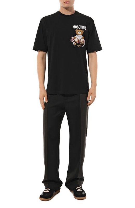 Хлопковая футболка Moschino 2