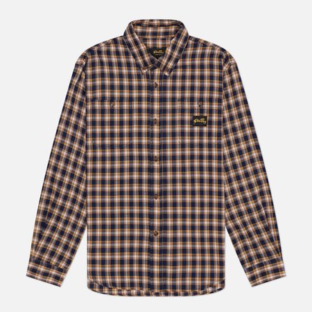 Мужская рубашка Stan Ray Flannel Brushed, цвет синий