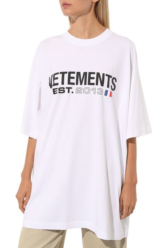 Хлопковая футболка VETEMENTS 3