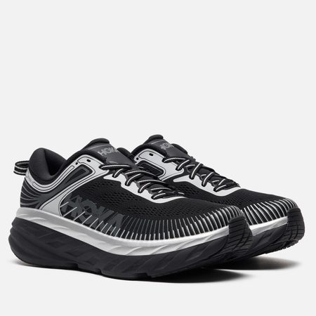 Мужские кроссовки Hoka One One Bondi 7, цвет чёрный
