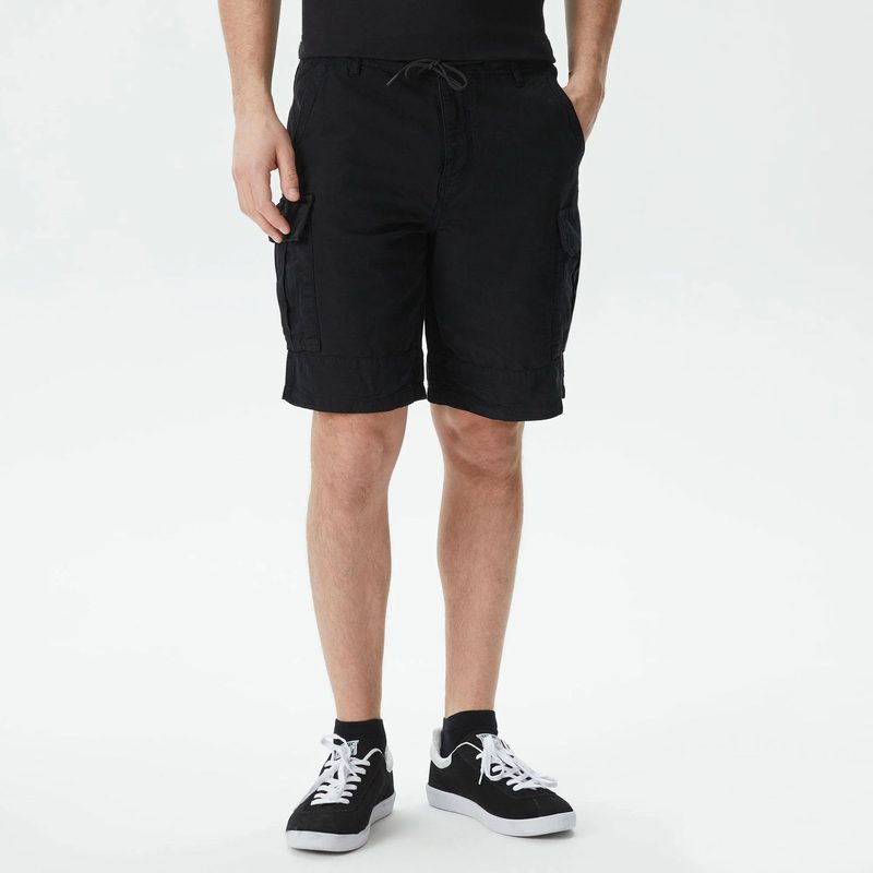 Мужские шорты Lacoste из хлопка и льна 3