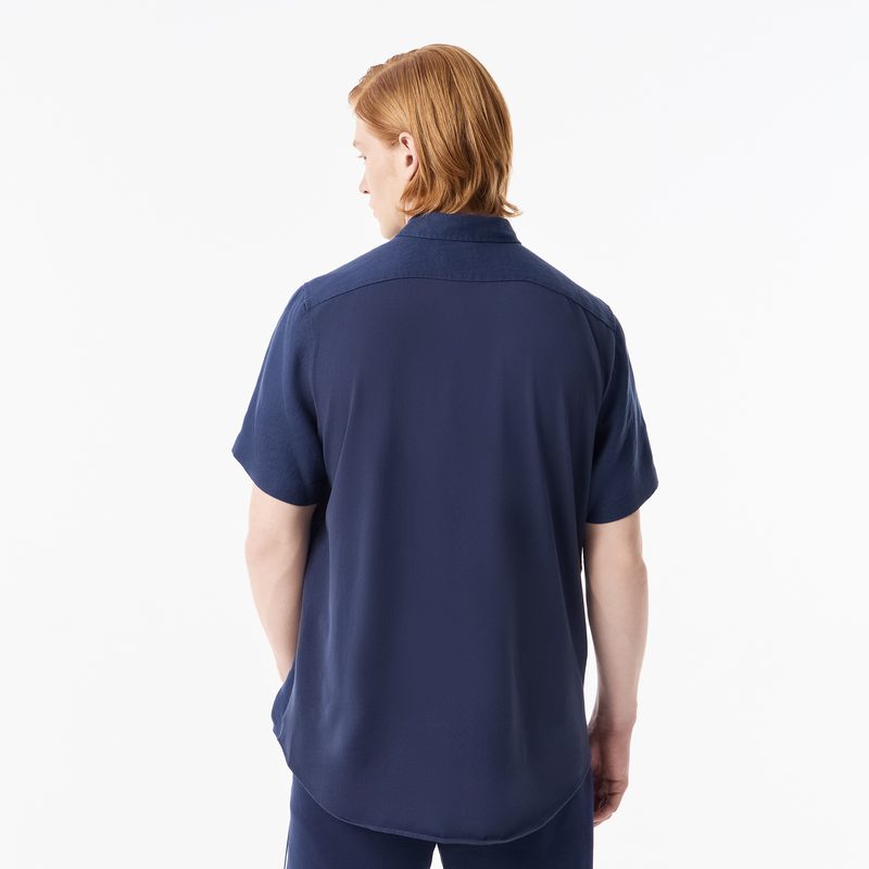 Мужская льнаная рубашка Lacoste 2