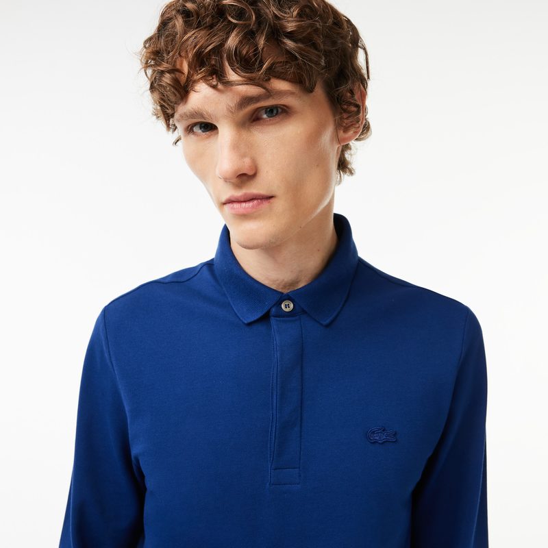 Мужское поло Lacoste с длинными рукавами 3