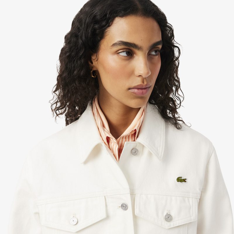 Женская джинсовая куртка Lacoste 2