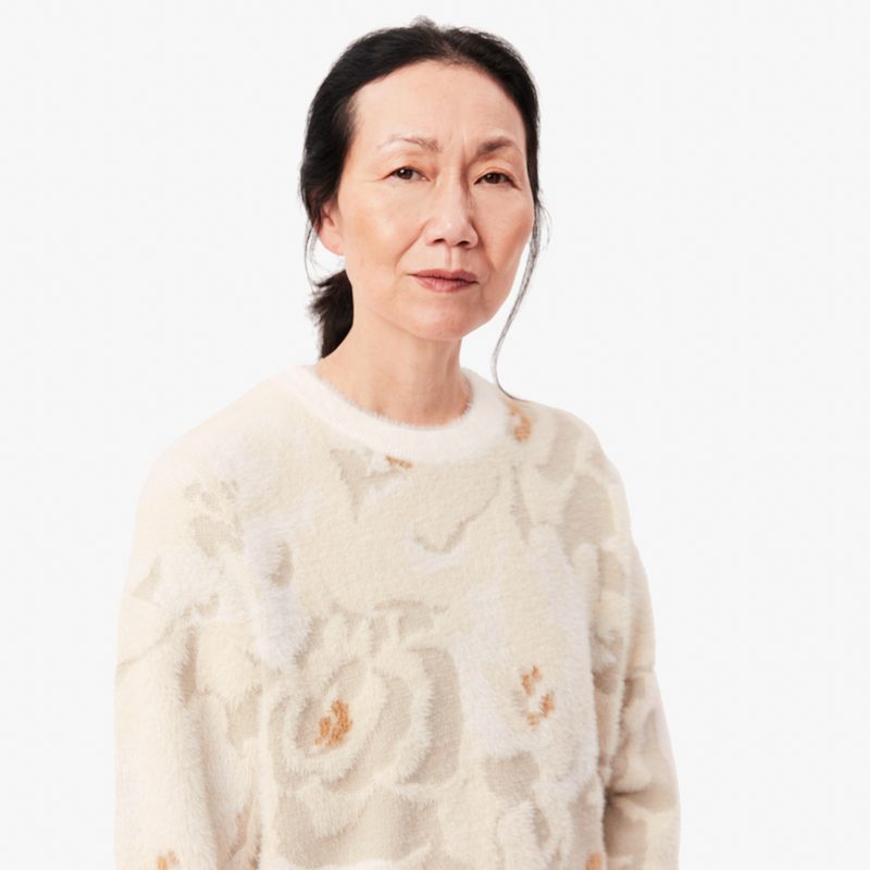 Женский трикотажный свитер Lacoste Floral 3