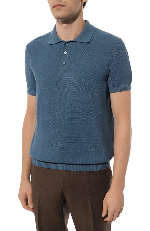 Хлопковое поло Il Borgo Cashmere 3