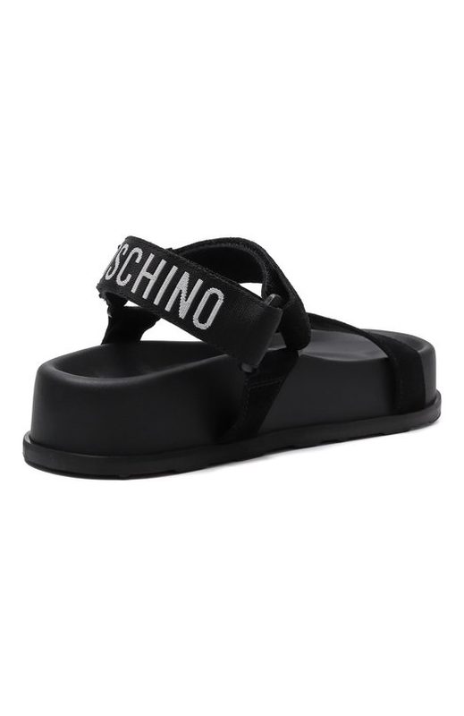 Замшевые сандалии Moschino 5