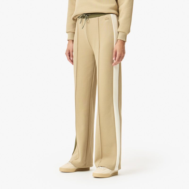 Женские хлопковые спортивные брюки Lacoste оверсайз 3