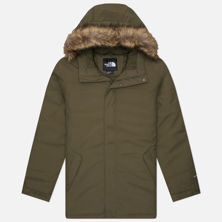 Мужская куртка парка The North Face Zaneck Recycled, цвет оливковый