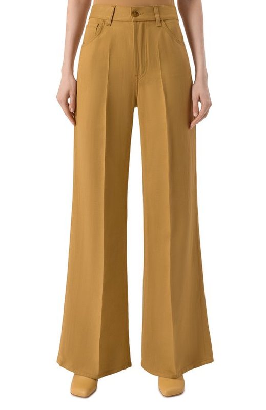 Брюки из вискозы и льна Dondup 3