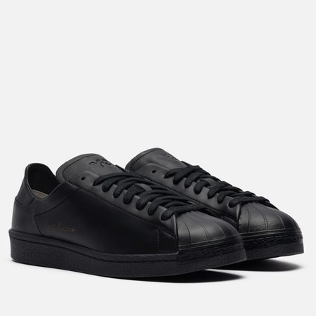 Кроссовки Y-3 Superstar Leather, цвет чёрный