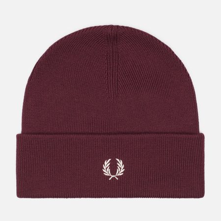 Шапка Fred Perry Classic, цвет бордовый