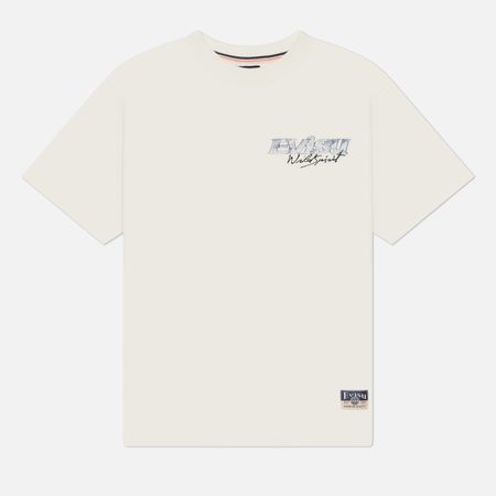 Мужская футболка Evisu Heritage Snooker Kamon Printed, цвет белый