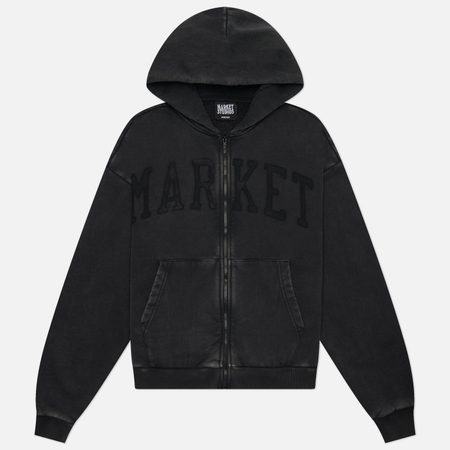 Мужская толстовка MARKET Shadow Arc Full Zip Hoodie, цвет чёрный