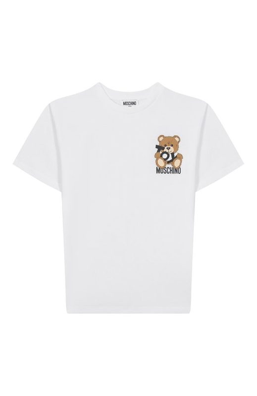 Хлопковая футболка Moschino