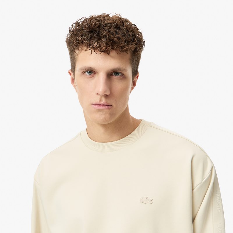 Мужской хлопковый свитшот Lacoste свободного кроя 3