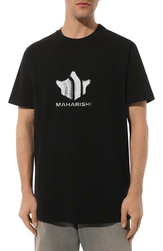 Хлопковая футболка Maharishi 3