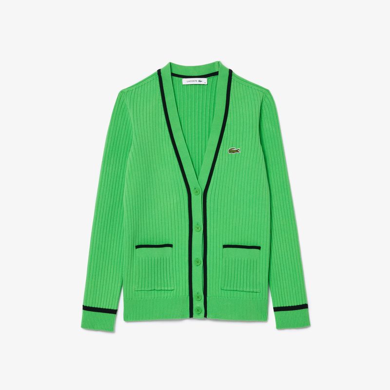 Женский кардиган Lacoste на пуговицах 4