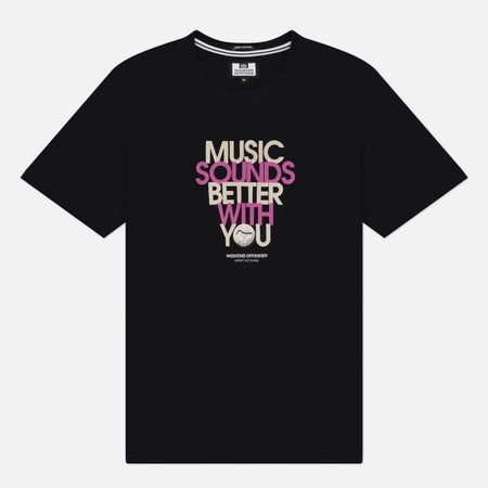 Мужская футболка Weekend Offender Bangalter, цвет чёрный