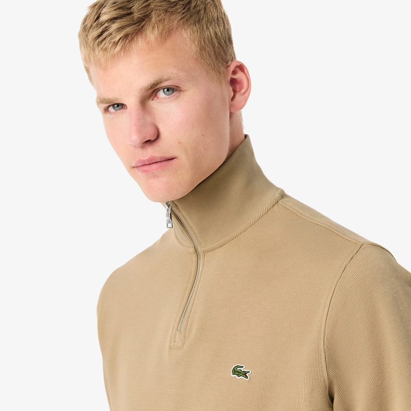 Мужская толстовка Lacoste на молнии с высоким воротом 3