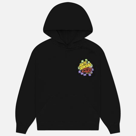Мужская толстовка Anti Social Social Club Artic Snowmobile Hoodie, цвет чёрный